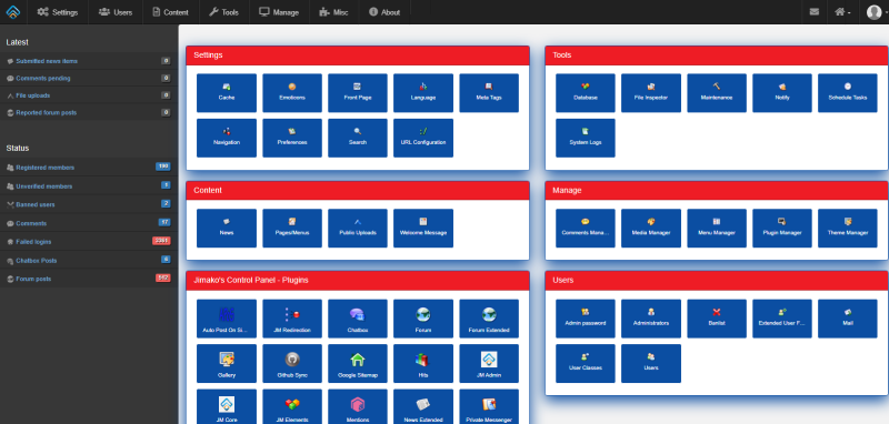E107 Dashboard 2 